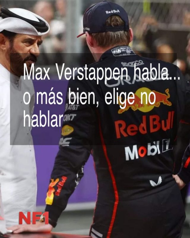 Verstappen elige el silencio: «Así es el mundo en el que vivimos»