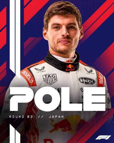 Verstappen firma una pole magistral en Japón y deja atrás a los McLaren